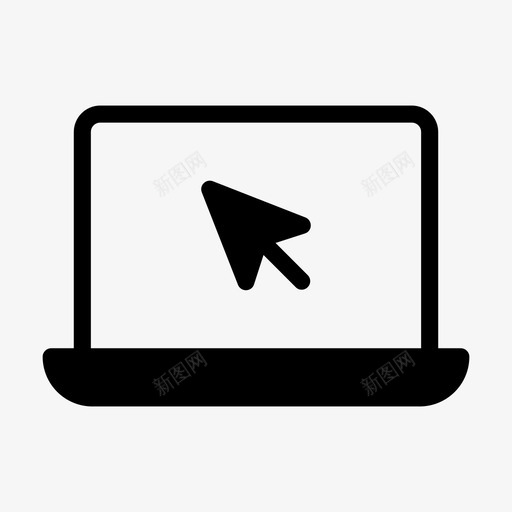 笔记本光标internet笔记本svg_新图网 https://ixintu.com 笔记本 光标 internet 联机 网络 络线 字形