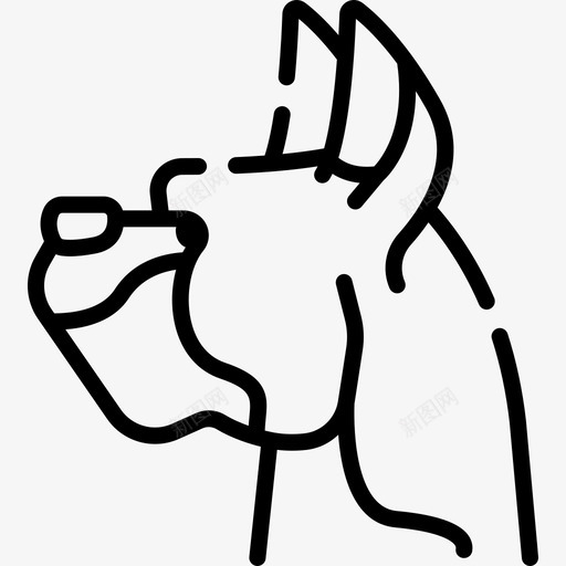拳击手狗品种14直系svg_新图网 https://ixintu.com 拳击手 品种 直系