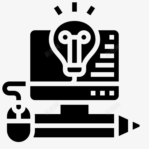 数字化创造性理念svg_新图网 https://ixintu.com 数字化 创造性 理念 知识 学习 转型 字形