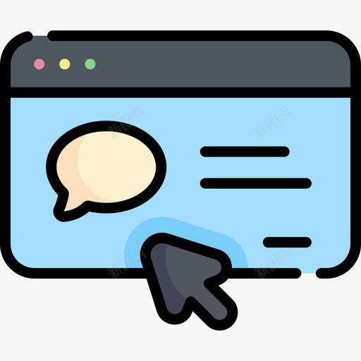 网页通讯243线颜色svg_新图网 https://ixintu.com 网页 通讯 颜色