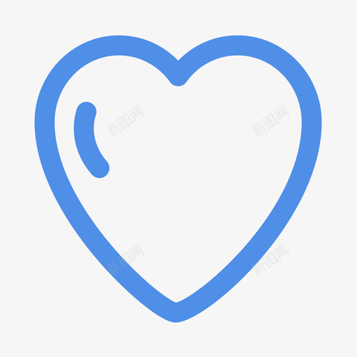 爱心蓝svg_新图网 https://ixintu.com 爱心