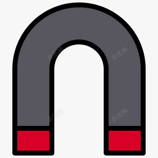 磁铁科学152线性颜色svg_新图网 https://ixintu.com 磁铁 科学 线性 颜色
