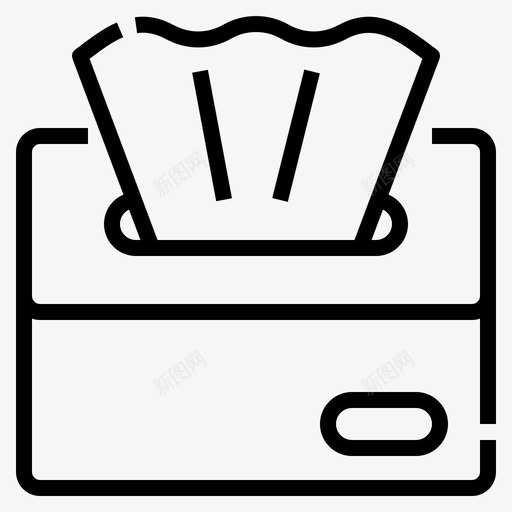 卫生纸卫生纸65线性svg_新图网 https://ixintu.com 卫生纸 线性