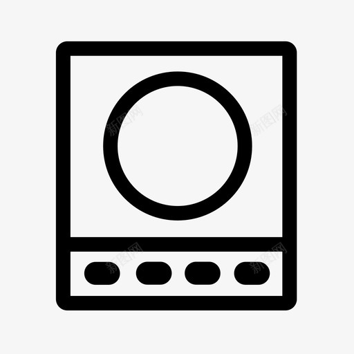 房屋配置电磁炉svg_新图网 https://ixintu.com 房屋 配置 电磁炉