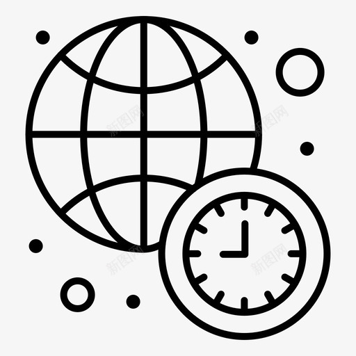时钟国际时间svg_新图网 https://ixintu.com 新闻 时钟 国际 时间 世界 专线
