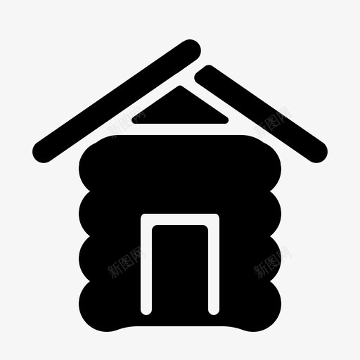 木屋伐木工人木工svg_新图网 https://ixintu.com 木屋 工人 伐木 伐木工 木工 实木