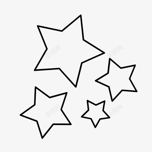 星星圣诞节圣诞老人svg_新图网 https://ixintu.com 星星 圣诞节 圣诞老人 冬天