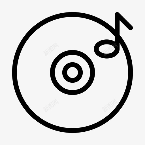 音乐cd光盘dvdsvg_新图网 https://ixintu.com 音乐 cd 媒体 光盘 dvd 标志 标志符 符号