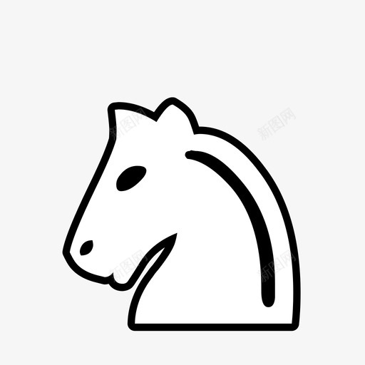 白马svg_新图网 https://ixintu.com 白马