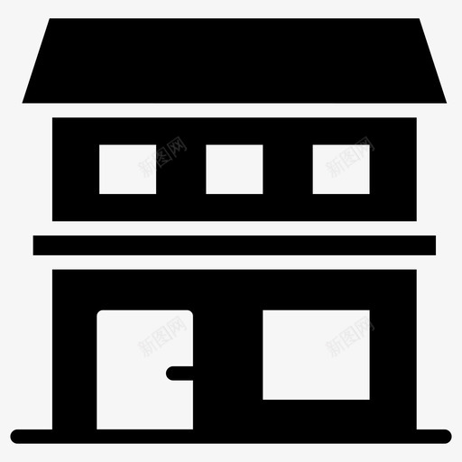 住宅地产住宅地产svg_新图网 https://ixintu.com 住宅 地产 建筑 房地产 内部 字形 图标