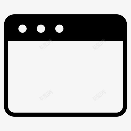 空白页浏览器新选项卡svg_新图网 https://ixintu.com 空白 白页 浏览器 新选项 选项 网站 网页