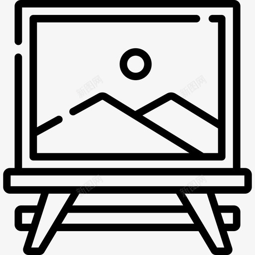 帆布休闲活动在家9线性svg_新图网 https://ixintu.com 帆布 休闲活动 在家 线性