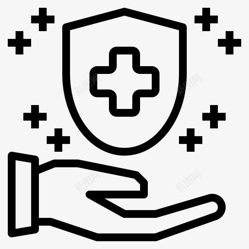 安全洗手43线性svg_新图网 https://ixintu.com 安全 洗手 线性
