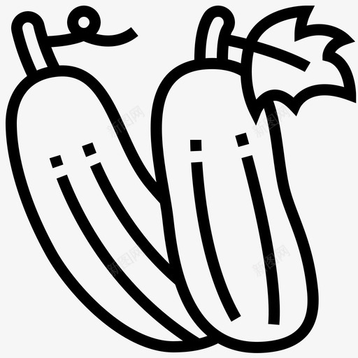 黄瓜食品新鲜svg_新图网 https://ixintu.com 黄瓜 食品 新鲜 配料 维生素 蔬菜 蔬菜生产 生产线 0000010