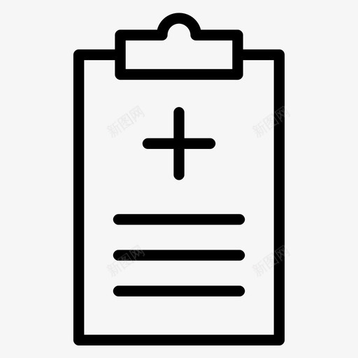 医疗记录诊断健康记录svg_新图网 https://ixintu.com 记录 医疗 诊断 健康 医疗保健 患者 25个 图标