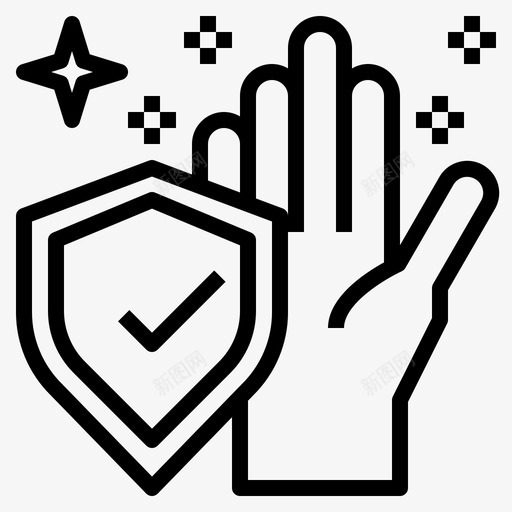 保护手部清洁剂线性svg_新图网 https://ixintu.com 保护 手部 清洁剂 线性