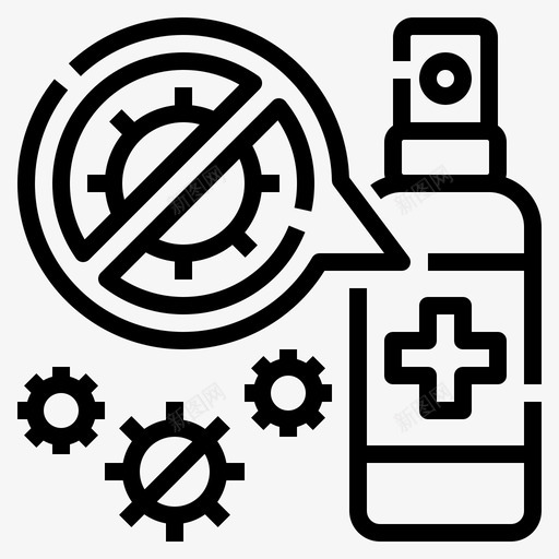 清洁喷雾个人卫生7线性svg_新图网 https://ixintu.com 清洁 喷雾 个人 卫生 线性