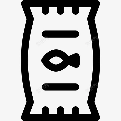鱼类食品兽医85直链svg_新图网 https://ixintu.com 鱼类 食品 兽医 直链