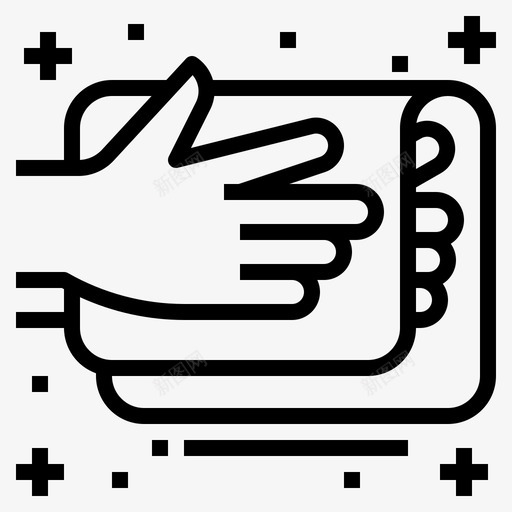 洗手健康与卫生6线性svg_新图网 https://ixintu.com 洗手 健康 卫生 线性
