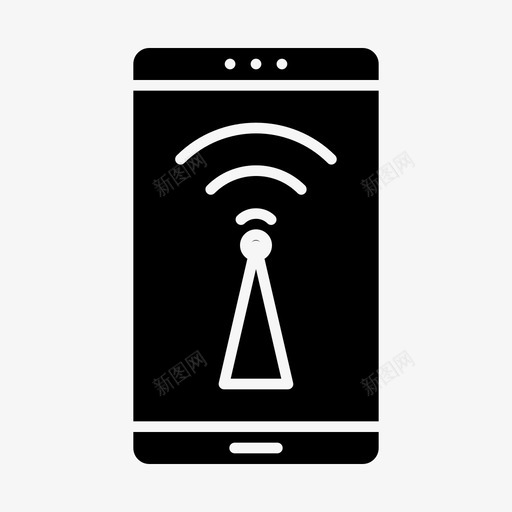 信号电话连接联机svg_新图网 https://ixintu.com 信号 电话 连接 联机 工作 办公室 标志 标志符 符号