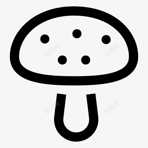 蘑菇鹅膏食物svg_新图网 https://ixintu.com 蘑菇 鹅膏 食物 食品 配料 橘子 感恩 第一天 基本