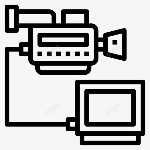 摄像机通信247线性svg_新图网 https://ixintu.com 摄像机 通信 线性
