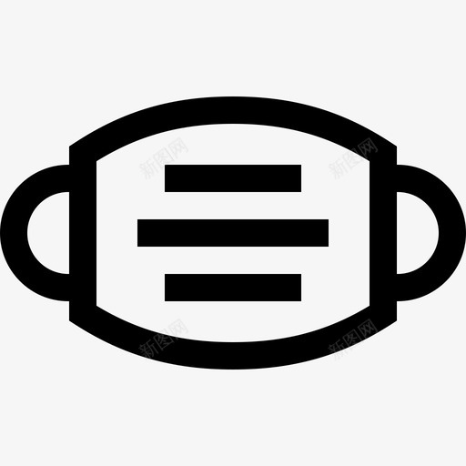 医用面罩医用65线性svg_新图网 https://ixintu.com 医用 面罩 线性
