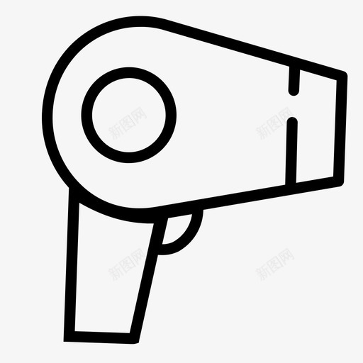 icon吹风机svg_新图网 https://ixintu.com icon 吹风机