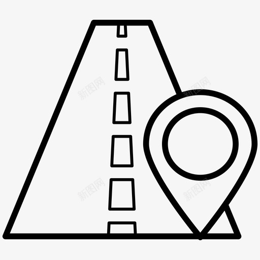 导航道路道路方向路线图svg_新图网 https://ixintu.com 导航 道路 方向 路线图 地图 航线 图标