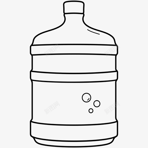 加仑水瓶子容器svg_新图网 https://ixintu.com 加仑 瓶子 容器 塑料