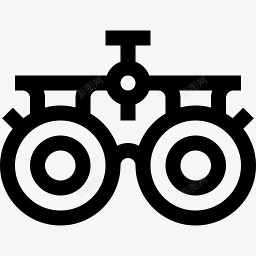 眼部检查护理6直线svg_新图网 https://ixintu.com 眼部 检查 护理 直线