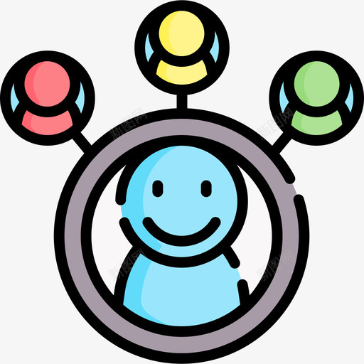 软技能自我意识2线条色彩svg_新图网 https://ixintu.com 技能 自我意识 线条 色彩