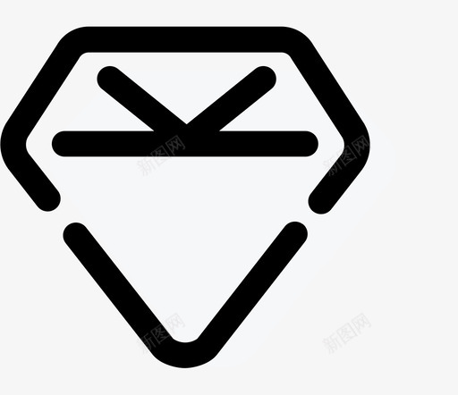 钻石灰色svg_新图网 https://ixintu.com 钻石 灰色
