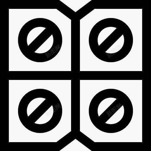 片剂药物65线性svg_新图网 https://ixintu.com 片剂 药物 线性