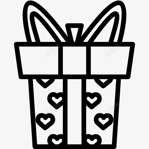 情人节礼物盒爱情浪漫svg_新图网 https://ixintu.com 情人节 礼物 爱情 浪漫