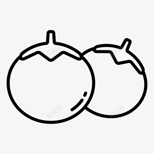 西红柿健康食品沙拉svg_新图网 https://ixintu.com 蔬菜 西红柿 健康食品 沙拉