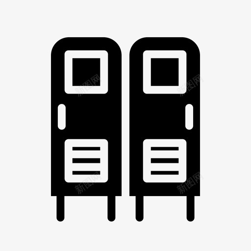 教育储物柜保险箱svg_新图网 https://ixintu.com 教育 储物柜 保险箱 学校 标志