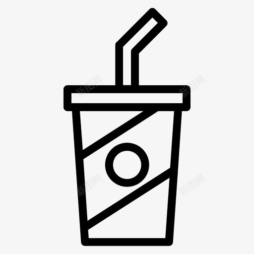 苏打水碳酸饮料杯子svg_新图网 https://ixintu.com 饮料 苏打水 碳酸 杯子 汽水 快餐