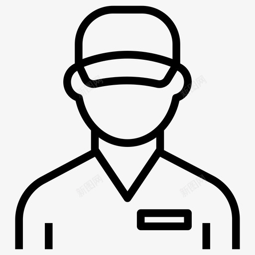 男售货员头像经销商卖家svg_新图网 https://ixintu.com 售货员 头像 经销商 卖家 店主 小贩 人脉 矢量 矢量图 图标