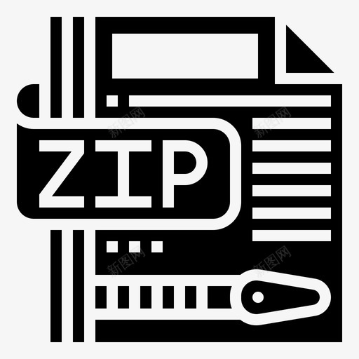 zip文件压缩数字svg_新图网 https://ixintu.com 文件 zip 压缩 数字 扩展名 类型 glyph