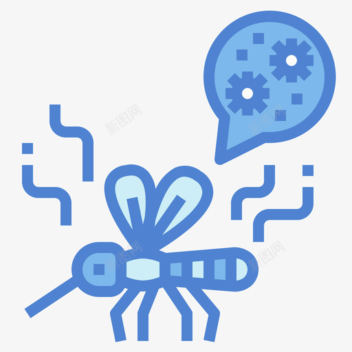 蚊子病毒传播101蓝色svg_新图网 https://ixintu.com 蚊子 病毒 传播 蓝色