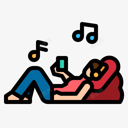 倾听家庭活动1线条颜色svg_新图网 https://ixintu.com 倾听 家庭 活动 线条 颜色