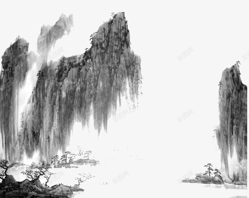 中国古风水墨山水免扣透明插画后期美化PS设计37中png免抠素材_新图网 https://ixintu.com 中国 古风 水墨 山水 免扣 透明 插画 后期 美化 PS 设计