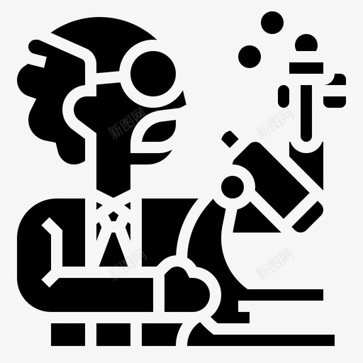 科学家化学家实验svg_新图网 https://ixintu.com 科学家 化学家 实验 研究员 职业 男性 字形 000009
