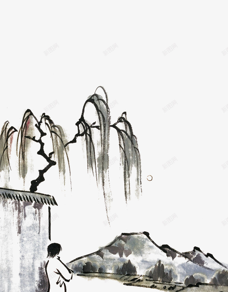 中国古风水墨山水免扣透明插画后期美化PS设计34中png免抠素材_新图网 https://ixintu.com 中国 古风 水墨 山水 免扣 透明 插画 后期 美化 PS 设计