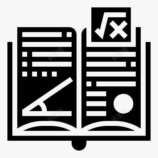 数学计算教育svg_新图网 https://ixintu.com 数学 计算 教育 公式 学习 大学 glyph 000009