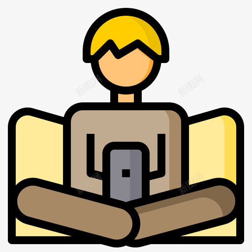 社交网络呆在家里66线性颜色svg_新图网 https://ixintu.com 社交 网络 呆在 呆在家 家里 线性 颜色