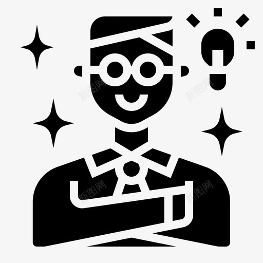 性格好态度好聪明svg_新图网 https://ixintu.com 聪明 性格好 态度 领导 生活