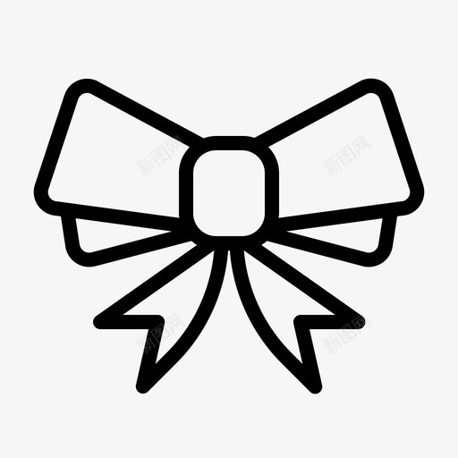 礼品蝴蝶结丝带礼品领带svg_新图网 https://ixintu.com 礼品 蝴蝶结 丝带 领带 礼品包装 提纲