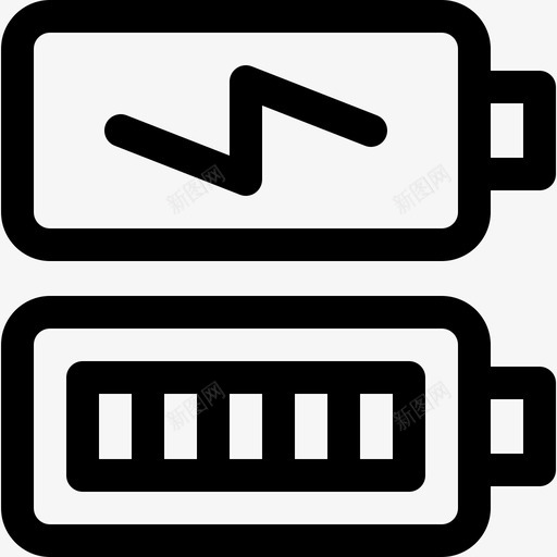 电池音乐和视频应用程序4线性svg_新图网 https://ixintu.com 电池 音乐 视频 应用程序 线性